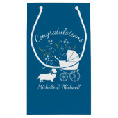 Corgi Dog Baby Shoppy Puppy Kleine Geschenktüte (Rückseite)