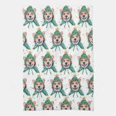 Corgi Dog Breed Christmas Geschirrtuch (Vertikal)