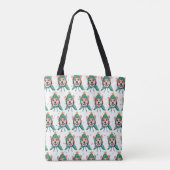 Corgi Dog Breed Christmas Tasche (Rückseite)
