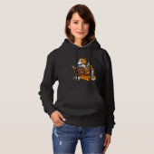 Corgi Dog Buch Hoodie (Vorne ganz)