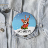 Corgi Dog Christmas Button (Beispiel)