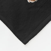 Corgi Dog Christmas Lights Pajama Funny  Fleecedecke (Ecke)