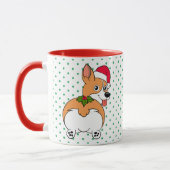Corgi Dog Christmas Tasse (Links)