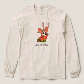 Corgi Dog Christmas Tri-Blend Shirt (Design Vorderseite)