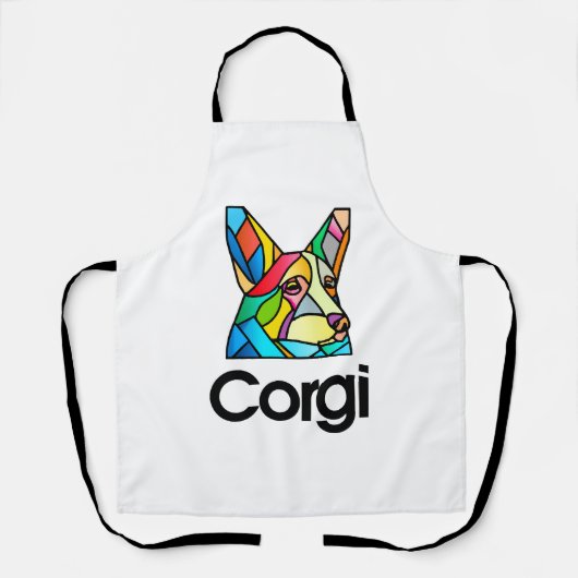 Corgi Dog Eigentümer Pembroke Walisisch Corgi Men  Schürze (Vorderseite)
