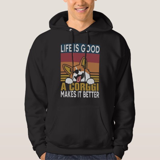 Corgi Dog For Corgi Men Women Corgi Hoodie (Vorderseite)