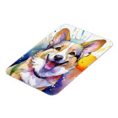 Corgi Dog Foto Magnet (Linke Seite)