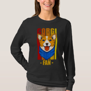 Corgi Dog Frauen farbenfrohe Coole Mens Kinder T-Shirt