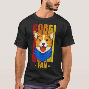 Corgi Dog Frauen farbenfrohe Coole Mens Kinder T-Shirt