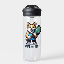 CORGI DOG fügen Sie Ihren eigenen Text - Picklebal Trinkflasche