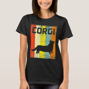 Corgi Dog Fun S Disco Retro I Hunde T-Shirt