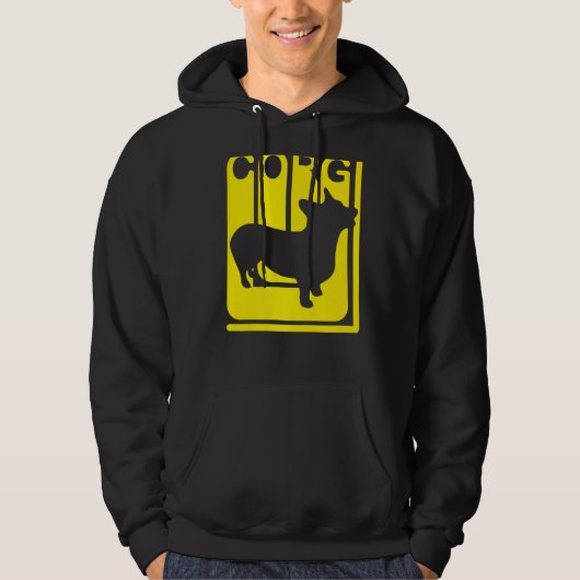 Corgi Dog Funny Hoodie (Vorderseite)