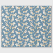 Corgi Dog Geschenkpapier (Flach)