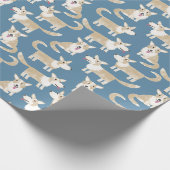 Corgi Dog Geschenkpapier (Ecke)