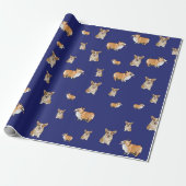 Corgi Dog Geschenkwrap Geschenkpapier (Ungerollt)