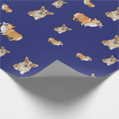 Corgi Dog Geschenkwrap Geschenkpapier (Ecke)