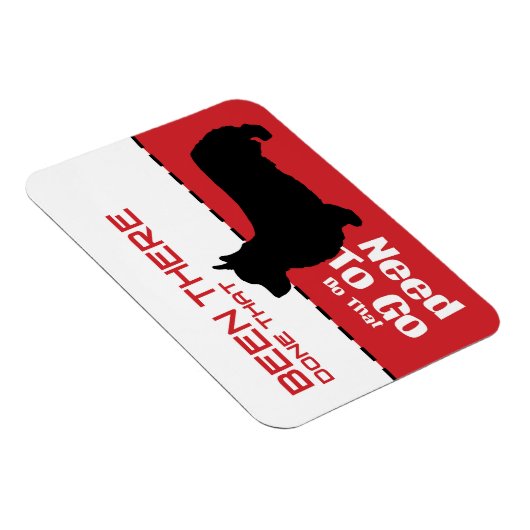 Corgi Dog Gone Potty Magnet - lass den Hund aus (Rechte Seite)