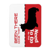 Corgi Dog Gone Potty Magnet - lass den Hund aus (Vertikal)