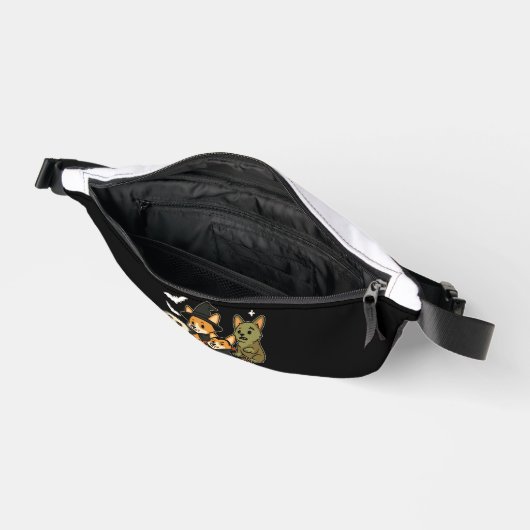 Corgi Dog Halloween Costume Spooky Bauchtasche (Offen)