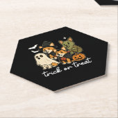 Corgi Dog Halloween Kostüm Spooky Untersetzer (angewinkelt)