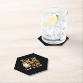 Corgi Dog Halloween Kostüm Spooky Untersetzer (Vor Ort)