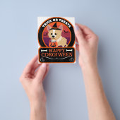 Corgi Dog Happy Corgiween Trick oder Leckereien Fu Flyer (Gruppe)