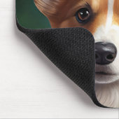 Corgi Dog in St. Patrick's Day Dress Mousepad (Ecke)