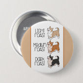 Corgi Dog & Kaffee Button (Vorne & Hinten)