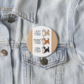 Corgi Dog & Kaffee Button (Beispiel)