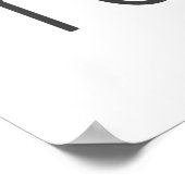 Corgi Dog & Kaffee Poster (Ecke)