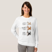 Corgi Dog & Kaffee T-Shirt (Vorne ganz)