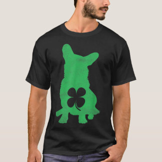 Corgi Dog Kleeblatt St T-Shirt
