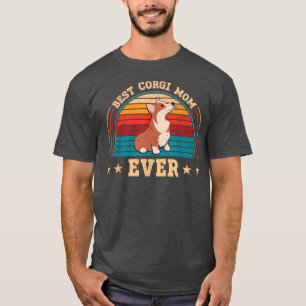 Corgi Dog Lover Beste Corgi Mama je Hund Lover T-Shirt
