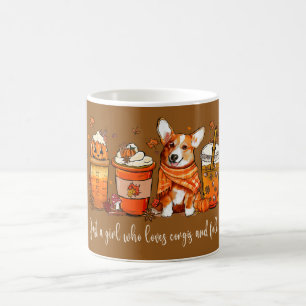 Corgi Dog Lover Fall Kaffeetasse