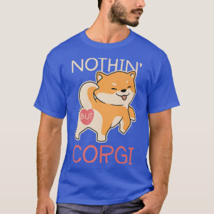 Corgi Dog Lover Hemd nichts als Corgi für Hund L T-Shirt