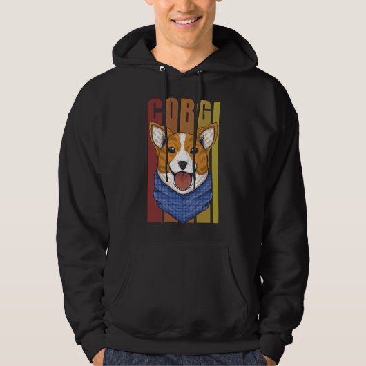 Corgi Dog Lover Hoodie (Vorderseite)