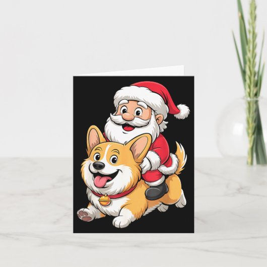 Corgi Dog Lover Kids Men Women Corgi Christmas Paj Karte (Vorderseite)