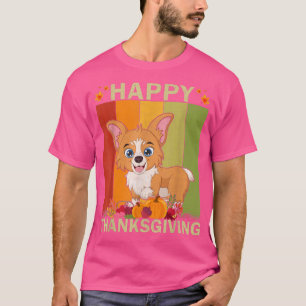 Corgi Dog Lover Retro Graphic Family Matching als T-Shirt