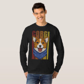 Corgi Dog Lover T-Shirt (Vorne ganz)