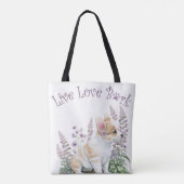 Corgi Dog Mama Floral Tasche (Rückseite)