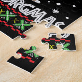 Corgi Dog Merry Corgmas Santa Puzzle (Seite)