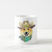 Corgi Dog mit Cowboy-Hut Kaffeetasse (Mittel)