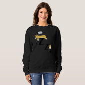 Corgi Dog Pajama Sleep Sweatshirt (Vorne ganz)