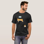 Corgi Dog Pajama Sleep T-Shirt (Vorne ganz)