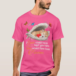 Corgi Dog Paw Liebe Verlust des Hundes Schönes Hau T-Shirt