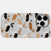 Corgi Dog Paws and Bones Case-Mate iPhone Hülle (Rückseite (Horizontal))