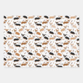 Corgi Dog Paws and Bones Geschenkpapier Set (Vorderseite 3)