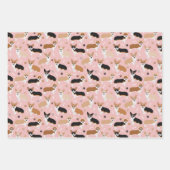 Corgi Dog Paws and Bones Geschenkpapier Set (Vorderseite 2)