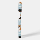 Corgi Dog Paws and Bones iPhone 14 Pro Max Fall Hülle (Rechte Seite)