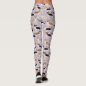 Corgi Dog Paws and Bones Leggings (Rückseite)
